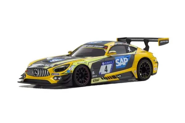 Lage Kosten [ KMZP-241YBK ] Kyosho Mini-Z body MR-03 wide MM Mercedes-AMG GT3 Yellow/Bk MZP241YBK