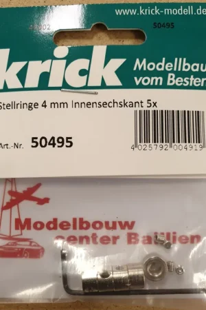 [ KR50495 ] Stelringen 4mm (5st) Finale Uitverkoop