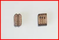Betrouwbaar [ M37100 ] Mantua takelblokjes notelaar 3 gaatjes 5 mm 10st