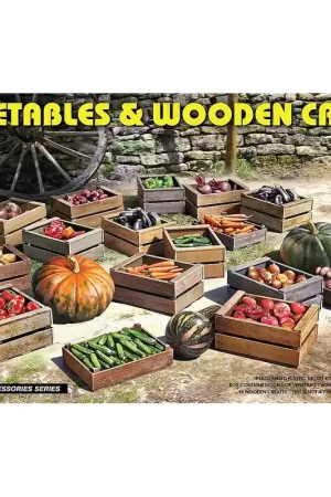 [ MINIART35629 ] Vegetables & wooden crates 1/35 Shop Nu