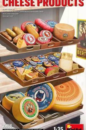 [ MINIART35656 ] Miniart Cheese products 1/35 Weekendaanbieding
