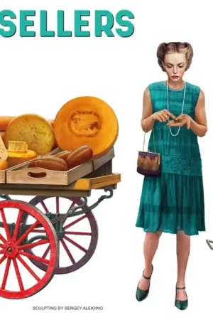 Superprijs [ MINIART38076 ] Miniart Cheese Sellers 1/35