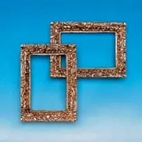 [ MM19445 ] Small baroque frames (2 pcs) Premium