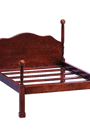 [ MM40014 ] Mini Mundus Chippendale tweepersoonsbed incl. schuimrubberen matras Meest Verkocht