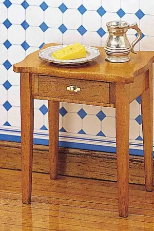 [ MM40036 ] Mini Mundus Bijzettafel met lade (6x6x4cm) Bestel Nu