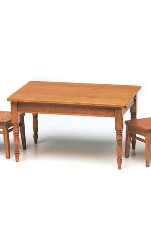 [ MM40067 ] Mini Mundus Keukentafel (6x11,5x7,5cm hxbxd) Hoge Kwaliteit