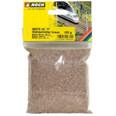 [ NO09372 ] Noch ballast beige /bruin schaal HO TT 250gr Rechtstreeks Van De Fabrikant