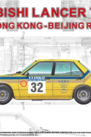 [ NU-PN24032 ] Nunu model kit Mitsubishi lancer turbo ‘85 hong kong beijing rally 1/24 Beperkte Voorraad