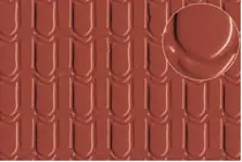 Beperkte Voorraad [ PL0440 ] Slater‘s Plastikard Pantile Roof Large 1/50 20x30cm