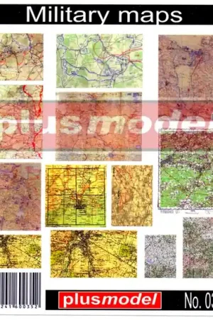 Exclusieve Aanbieding [ PLUSMODEL035 ] Plusmodel Military Maps 1/35
