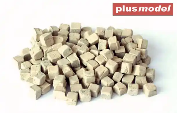 [ PLUSMODEL138 ] Paving stones small sandstone 1/35 (6797138) Seizoensaanbieding