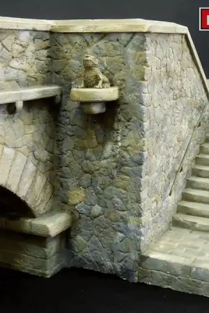 [ PLUSMODEL187 ] Stone bridge 1/35 Hete Deal