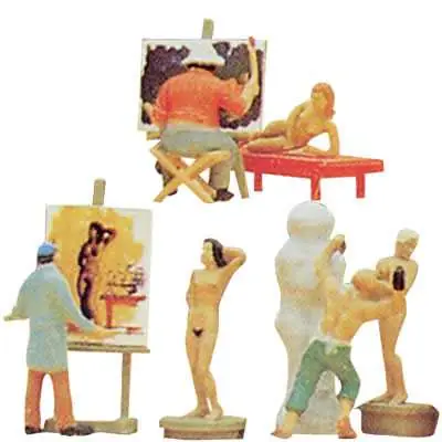 [ PRE10106 ] Preiseer artists, sculptor models HO Direct Verzonden