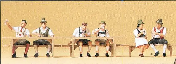 Voordeelprijs [ PRE10447 ] Preiser Op de oktoberfeesten 1/87