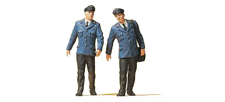 Veilige Betaling [ PRE45002 ] Preiser LGB wandelend treinpersoneel 1/22.5