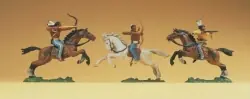 [ PRE54656 ] Preiser indian riding with gun (1 figuur) Speciale Aanbieding