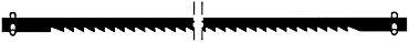 [ PX28741 ] Proxxon Zaagblad met dwarsstift, grof vertand (10 Tanden op 25mm), 12 Stuks Superprijs