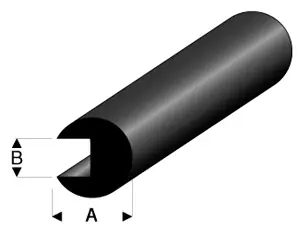 [ RA104-33 ] Raboesch rubber bump profile 8 x 2 mm lengte 2 m Shop Nu
