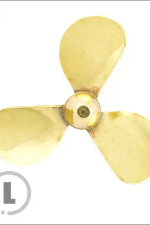 [ RA146-14 ] Raboesch messing scheepsschroef / propeller 40mm links 3bl m4 Nieuw
