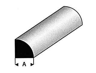 [ RA402-57 ] Raboesch PLASTIC KWART ROND VOL 3.5 mm 1 meter Koop Vandaag