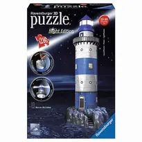 [ RAV125777 ] Vuurtoren bij nacht 3d puzzel Laatste Kans