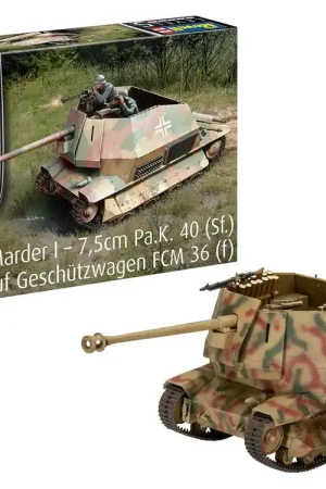 [ RE03292 ] Revell Marder I - 7,5cm Pa.K.40(Sf.) auf Geschützwagen FM 36(f) 1/35 Betrouwbaar