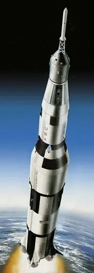 [ RE03704 ] Revell Apollo 11 saturn V rocket 1/96 Populair