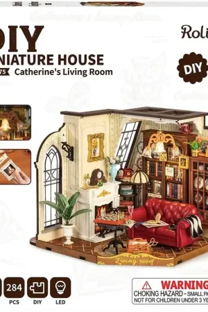 [ ROLIFEDG175 ] Rolife Miniature House Catherine‘s Living Room Bestseller