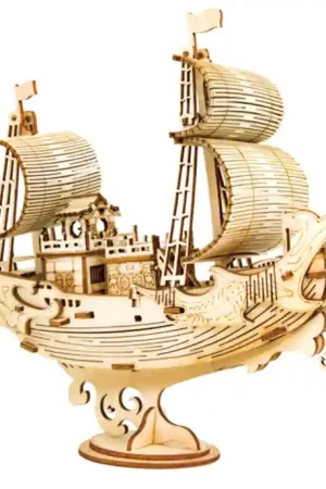 [ ROLIFETG307 ] Rolife Japanese Diplomatic Ship 3D Wooden Puzzle Alleen Vandaag