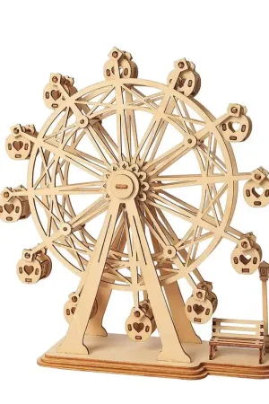 [ ROLIFETG401 ] Rolife Ferris wheel 3D Wooden Puzzle Fabrieksprijs