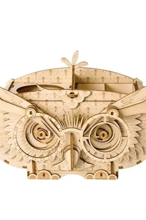 [ ROLIFETG405 ] Rolife Owl Storage Box 3D Wooden Puzzle Superprijs