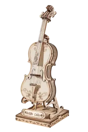 [ ROLIFETG411 ] Rolife Cello 3D Wooden Puzzle Rechtstreeks Van De Fabrikant