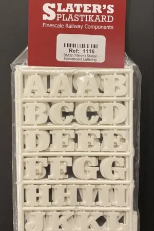 [ SL-1116 ] Slater‘s Plastikard Letters 16 mm wit Koop Vandaag