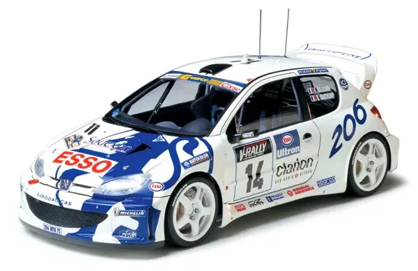 Weekendaanbieding [ T24221 ] Tamiya Peugeot 206 WRC 1/24