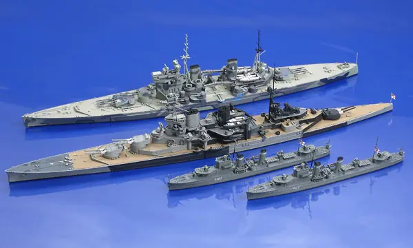 [ T25422 ] Tamiya battle of Malaya set 1/700 Meest Verkocht