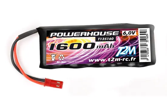 Bestseller [ T2MT135160 ] T2M akku RX 6v1600mah
