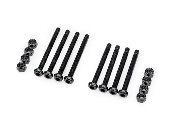 [ TRX-10740X ] Traxxas Suspension pins, outer (hardened steel), 3x34mm (4), 3x37mm (4) Favoriet