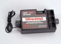 [ TRX-2019 ] Traxxas Receiver, 2-channel 27Mhz, without BEC (for use with electronic speed control) - TRX2019 Snelle Levering