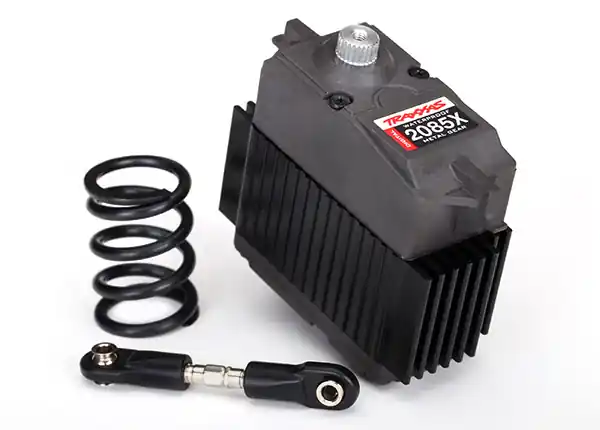 [ TRX-2085X ] Traxxas servo metal gear +servo saver spring+steering link -TRX2085X Speciale Aanbieding