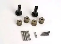 [ TRX-2382 ] Traxxas Planet gears (4)/ sun gears (2)/ all hardened steel -TRX2382 Favoriet