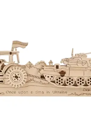 Weekendaanbieding [ UGEARS4820184121577 ] Ugears brave UA tractor