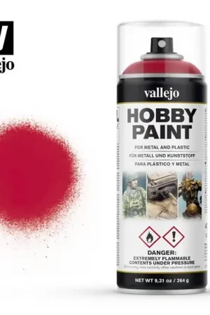 [ VAL28023 ] Vallejo Bloody Red 400ml. spray Weekendaanbieding