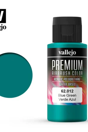 [ VAL62012 ] Vallejo premium airbrush color Blue Green 60ml Uitverkoop