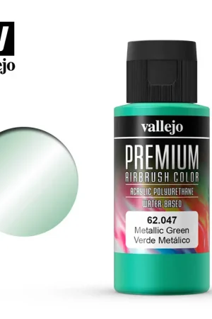 [ VAL62047 ] Vallejo Premium color Metallic Green 60ml Tijdelijk Beschikbaar