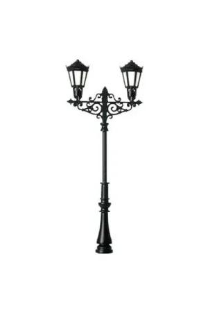 [ VIE-06397 ] viessmann ho gaslantaarn warmwit dubbel 55mm Express Levering