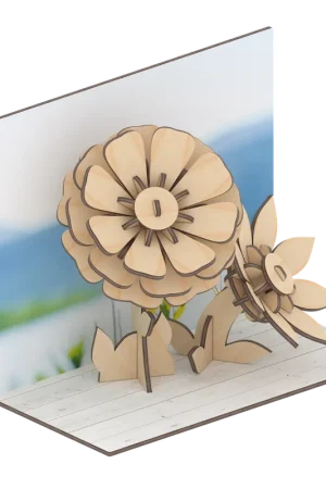 [ W56103 ] Woodypost Lovely flower Aanbieding