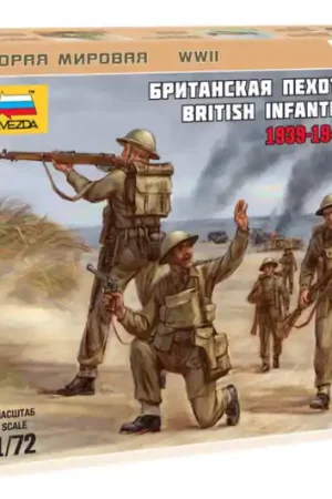 Gereduceerde Prijs [ ZVE6166 ] Zvezda British infantry 1939-42 1/72