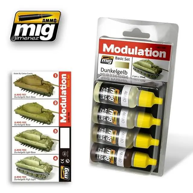 Direct Verzonden MIG-7000 – Dunkelgelb Modulation Set