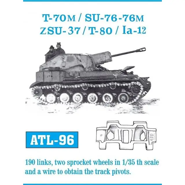 Flitsaanbieding T-70M / SU-76 – 76M / ZSU-37 / T-80 / Ia-12 Friul ATL-96