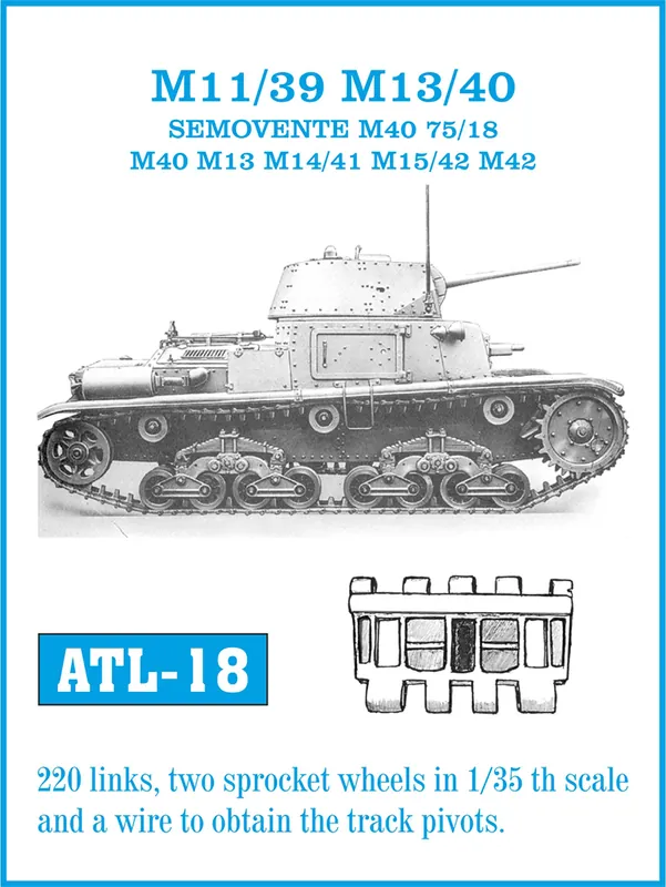 M11/39 M13/40 Semovente M40 75/18 M40 M13 M14/41 M15/42 M42 Friul ATL-018 Op = Op